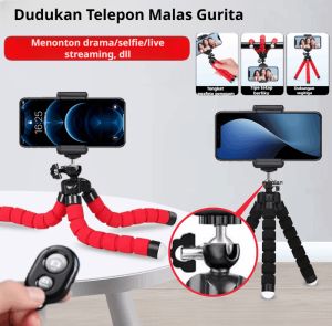 Braket Ponsel Portabel & Holder Handphone Fleksibel: Stabilitas & Kreativitas untuk Video & Swafoto