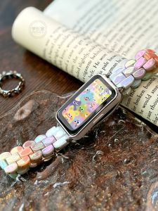 Dây Đeo Đồng Hồ Thể Thao Bằng Nhựa Màu Sắc Cho Huawei Band 9 Dây Đeo Cổ Tay Cao Cấp Thời Trang Cho Nam Và Nữ Thay Thế Dây Đeo Honor 9 Dành Cho Nữ