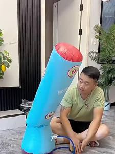 Bao Cát Trụ Đấm Bốc Bơm Hơi Trẻ Em Sanshou Gia Dụng Đồ Chơi Trẻ Em Đồ Tập Đấm Bốc
