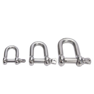 TZ. สเก็นตัว U สแตนเลส 304 สเก็น อุปกรณ์ฮาร์ดแวร์ M4 M6 M8 U-Shaped Shackle Buckle
