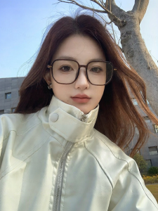 Chuming | Vintage White-Enhancing Large Frame Glasses for Nearsightedness
