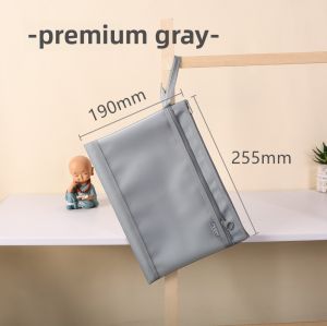 Thickened Oxford Cloth Document Bag Zipper Handheld A4 A5 File Bag Waterproof Office Stationery Storage Bag for Passport Vaccine Card