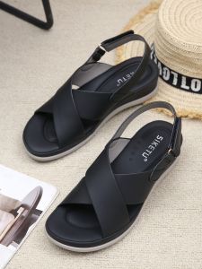 Ultra-Light Q Cool Thai Sandals for Women Soft-Soled Anti-Slip Beach Shoes Perfect for Summer Vacation and Mature Women