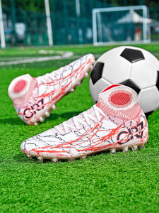 SAIBI | High Ankle Soccer Shoes with MG Rubber Short Studs for Student Competition and Training