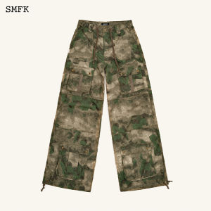 SMFK | Thermal Camo Adjustable Legwide Flare Hiking Pants