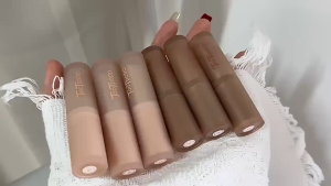 TOOT DODO Lipstick Air Mist Velvet Matte Nude Lipstick Long Lasting Waterproof Non Stick Cup Bean Paste Nude Color Lip Gloss