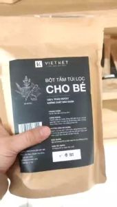 Bột tắm thảo dược cho bé - bảo vệ làn da trẻ sơ sinh vietket