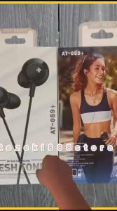 Headset stereo AT-059+Headphone Handsfree In-ear Earphone