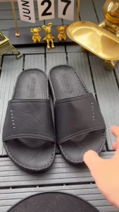 Dép quai ngang doctor thái lan da nam cao cấp đế doctor răng cưa khâu viền thủ công chắc chắn G9