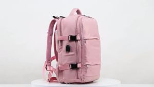 Ransel Tahan Air Perjalanan Kerja dengan Tas Sepatu Independen untuk Uniseks (50L/17\")