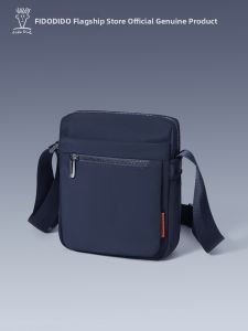 Business Casual Waterproof Crossbody Bag Canvas College Style Outdoor Mens Bag