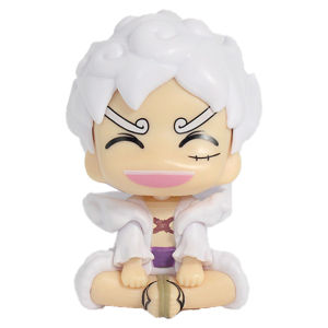 Bandai | ONE PIECE 9.5cm Anime Action Figure - Monkey D. Luffy in Gear 5 Q Version Collectible PVC Figurine Model Doll Toy