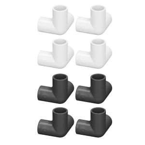 10PCS 3 Way Pipe Fittings PVC Plastic Right Angle Tee Corner Connector 20mm Inner Diameter