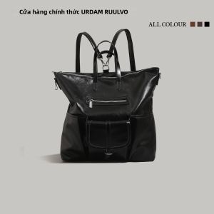 URCDN RDALVO | Ba Lô Da Sáp Phong Cách Retro Đa Năng Nhẹ Dung Lượng Lớn