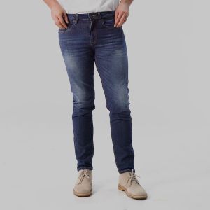 Lee Cooper Slim Fit Jeans Norris Worn Dark Blue
