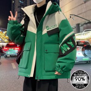 Áo Khoác Bông Vịt Trắng 90% Dày