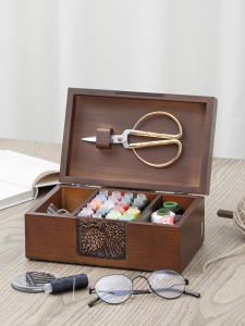 NALANDUOHAO | Portable Home Sewing Toolkit Organizer Box Set