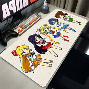 Bandai | Tấm Lót Máy Tính Xách Tay Sailor Moon XXL Thảm Bàn Làm Việc Lót Chuột Có Khu Vực Để Bàn Phím Dành Cho Phòng Ngủ Bé Gái Thiết Kế Viền Chắc Chắn