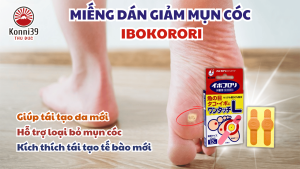 MIẾNG DÁN GIẢM MỤN CÓC IBOKORORI (12 MIẾNG/HỘP - KÍCH THƯỚC SIZE L 12MM)