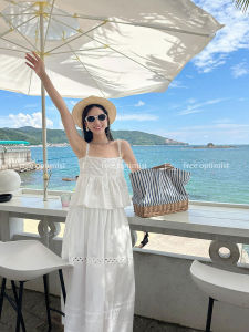 Free Optimist Lace Strap Vest Set Summer New Design Womens Two-Piece Suit Commute Style No-Sleeve Fashionable plus Size