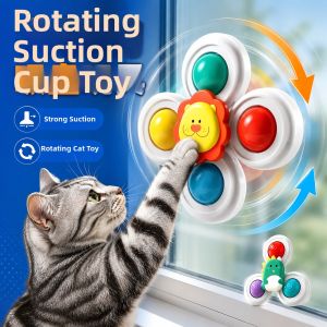 Hadassah | Suction Cup Cat Rotary Toy