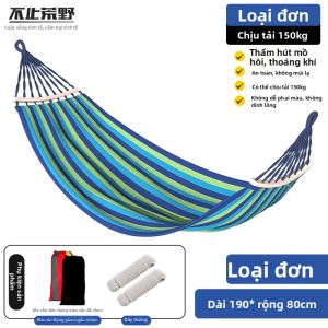 BUZHIHUANGYE | Hammock Đôi Dày Chống Lật Ngoài Trời