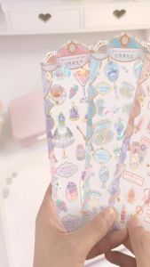 3 Pcs Random Fairy Tale Japanese Magic Garden Cake Decor Stickers Scrapbooking Diy Journaling Cute Stationery Diary Sticker Gift