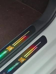 NBM | Dazzling Reflective Scratch-Preventive Door Sills