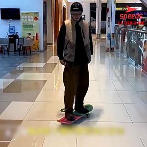 SPEEDS Skateboard Anak Pennyboard Mainan Roda PVC Papan Skate Fullset Freestyle Anak 028-1705