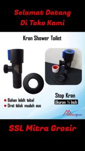 Stop Kran Stainless Closet Wastafel Kran Shower / Stopkran Stainless kran Kloset / Stop Kran Single