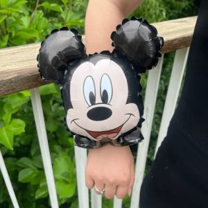 12/24/48pcs Cartoon Mickey Mouse Series Aluminum Film Balloon Mickey Minnie Childrens First Birthday Party Decor Baby Shower