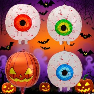 YESPERY Halloween Inflatable Eyeball Balloons 55CM Horror Theme Party Eyeball Balloons Scary Halloween Decorations