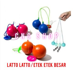 Mainan Latto Latto Ukuran Besar Kualitas Bagus Etek Etek Tek Tek Tiktok Viral Lato Lato Mainan Anak Jadul