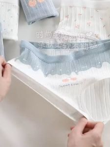 karabl shop กางเกงชั้นในเนื้อนิ่ม ผ้าคอตตอนแท้ ลายผลไม้เชอรี่ น่ารัก ใส่สบาย