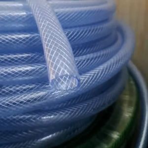 SEPAKET Selang Air Benang Transparan 20 METER (1/2 - 1 Inch) "Gratis semprotan air & klem selang" / Selang Air Benang Transparan untuk kebun taman cuci mobil & motor / Selang Benang Transparan