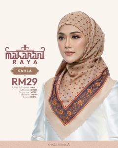 PROMO ISTIMEWA TUDUNG BAWAL - KOLEKSI MAHARANI