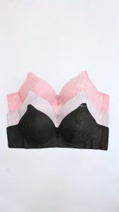 Youve (YouHave) BH Tanpa Kawat Bra Wanita BH Tanpa Kawat Motif Bunga Renda 100072