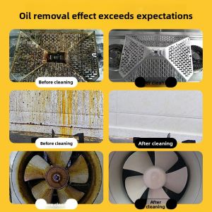 MONLEYTA | Powerful Oil Stain Remover Kitchen Range Hood Cleaner Liquid Purifier Stove Top Grime Eliminator Heavy Duty Degreaser