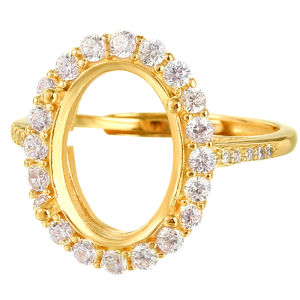 Jewelry Setting Ring Blank For DIW Embellishment