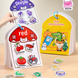Quiet Early Learning Toy Sticker Book