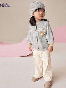 Cute Little Maven Cross-Border Girls Set Trendy 3D Decorated Childrens Clothing Cotton Multi-Piece Suit for Ages 2-7