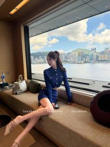 Chic Short Knitted Knit Top And Skirt Set for Women High Waist Bodycon Style French Lady Feel Tagkita Brand Fashion Set
