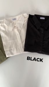 Severli KIMI Oversized Shirt Kemeja Katun Lengan Panjang | Kemeja Kantor | Kemeja Oversize | Atasan Wanita