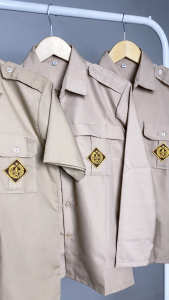 ARFALO - Seragam sekolah sd baju pramuka lengan pendek