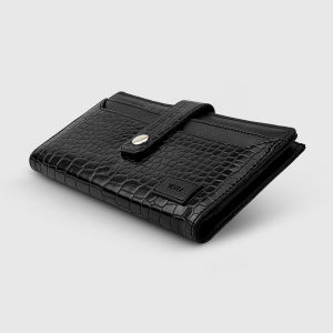 VONA Elsa Long Wallet - Dompet Panjang Wanita Motif Croco Elegan Banyak Slot Kartu