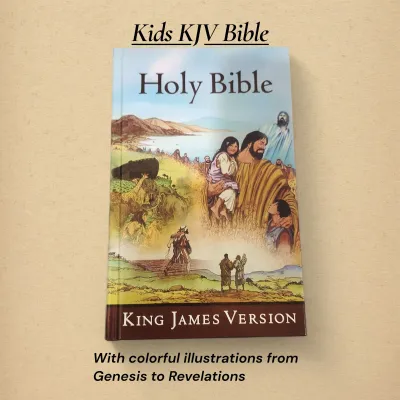 HOLY BIBLE SEASIDE BIBLE FOR CHILDREN/ADULTS KING JAMES VERSION KJV COMPACT/HANDY/SMALL SIZE W/ ZIPPER