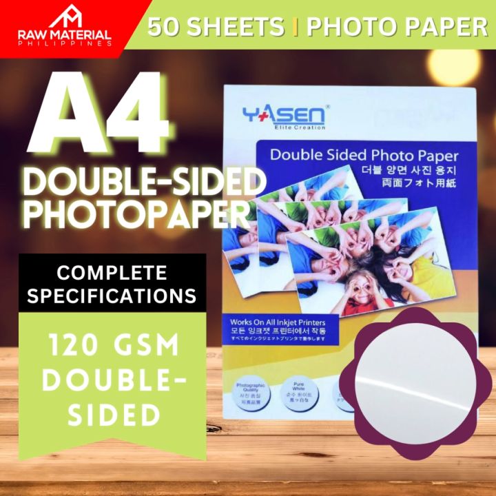 RM Double Sided Photo Paper A4 Glossy 50 Sheets High Quality Paper RM Double Sided Photo Paper A4 Glossy 50 Sheets High Quality Paper