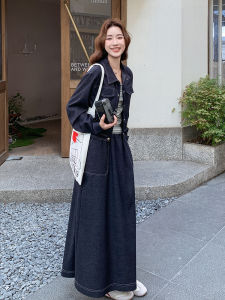 Retro Korean Style Casual Stripe Crop Top And Skirt Set Womens Fashion Three-Piece Suit Autumn New Arrival Slimming Effect