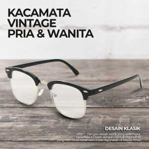 Kacamata Pria Wanita Anti Radiasi HPKomputer  Fashion Klasik TR7 COD Terlaris