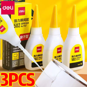 3ชิ้น502ซูเปอร์กาวแห้งเร็วทันทีหนังไซยาโนอะคริเลตแบบติดกาวไม้ยางพาราโลหะพันธะที่แข็งแกร่งเครื่องมือกาวของเหลว